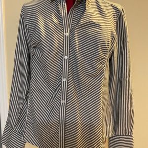 Loft ladies striped shirt size 12